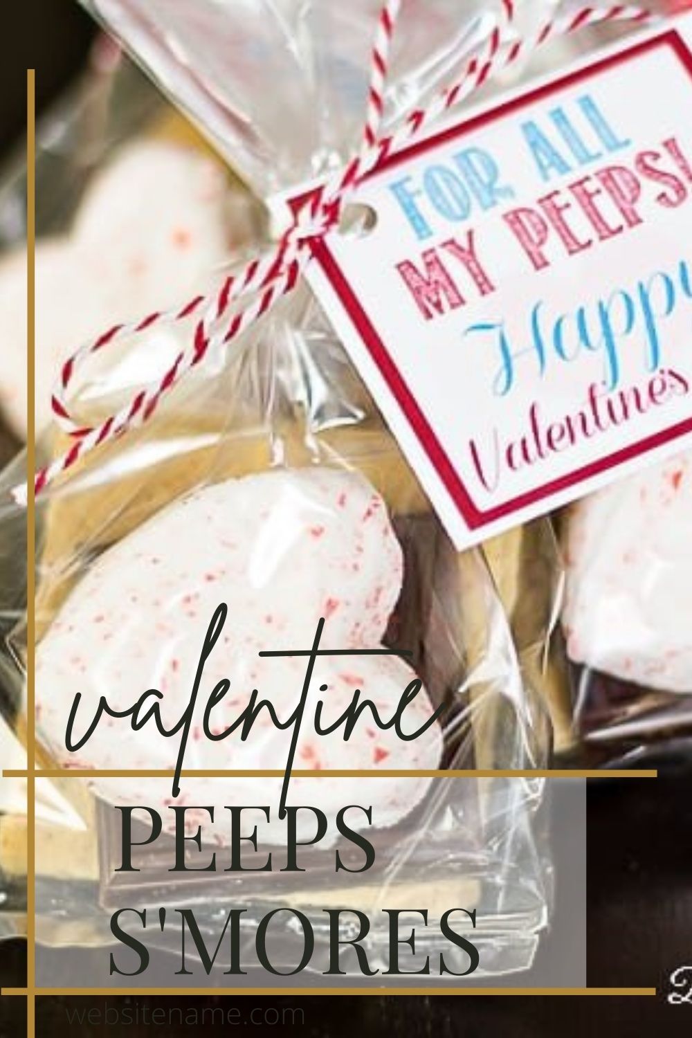 For My Peeps Valentine Smores Printable - Domestically Speaking