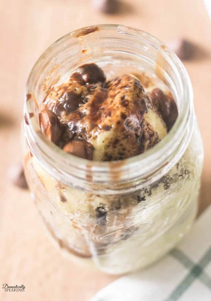 Chocolate Chip Pancakes for One 