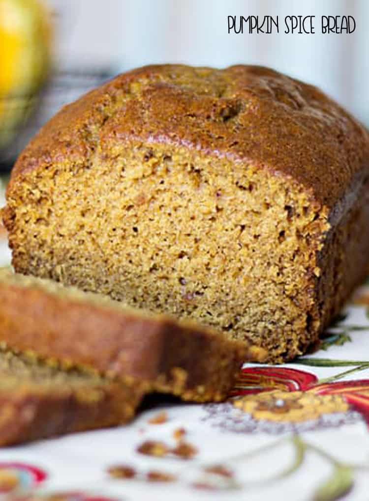 Pumpkin Spice Bread! All the flavors of fall with this pumpkin bread recipe. It's loaded with pumpkin, cinnamon, nutmeg and cloves. Pumpkin Spice Bread! All the flavors of fall with this pumpkin bread recipe. It's loaded with pumpkin, cinnamon, nutmeg and cloves.