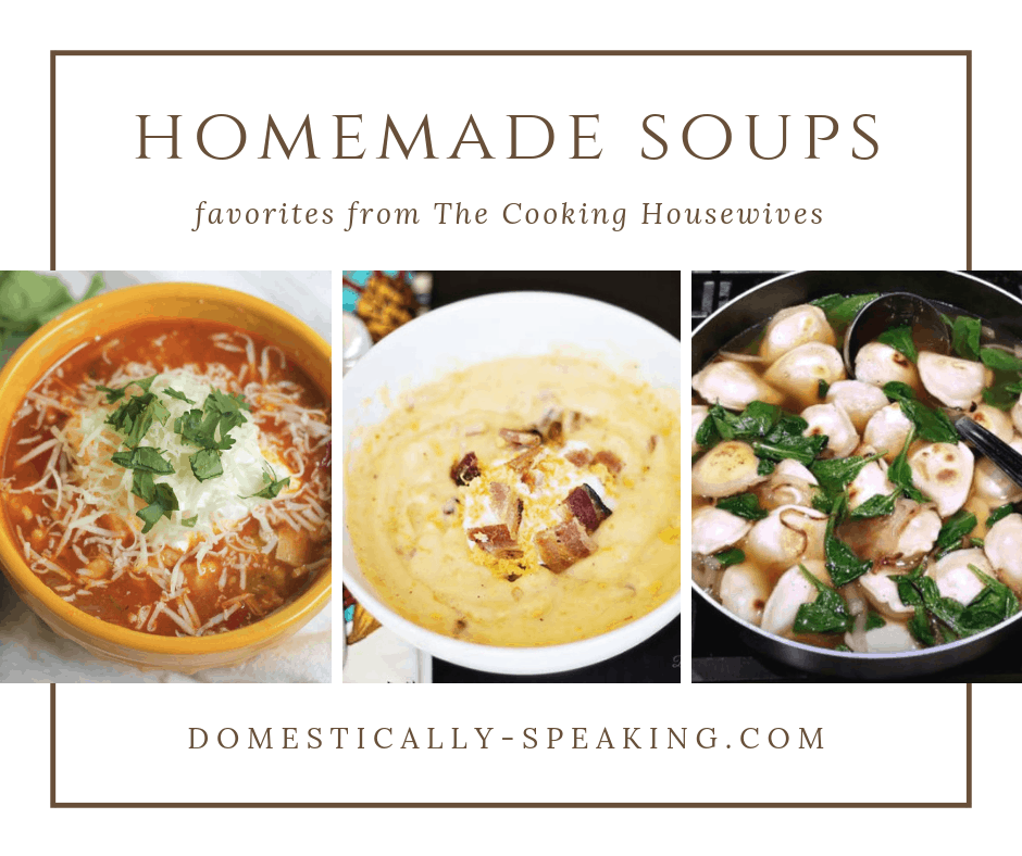 Homemade Soup Recipes - Domestically Speaking