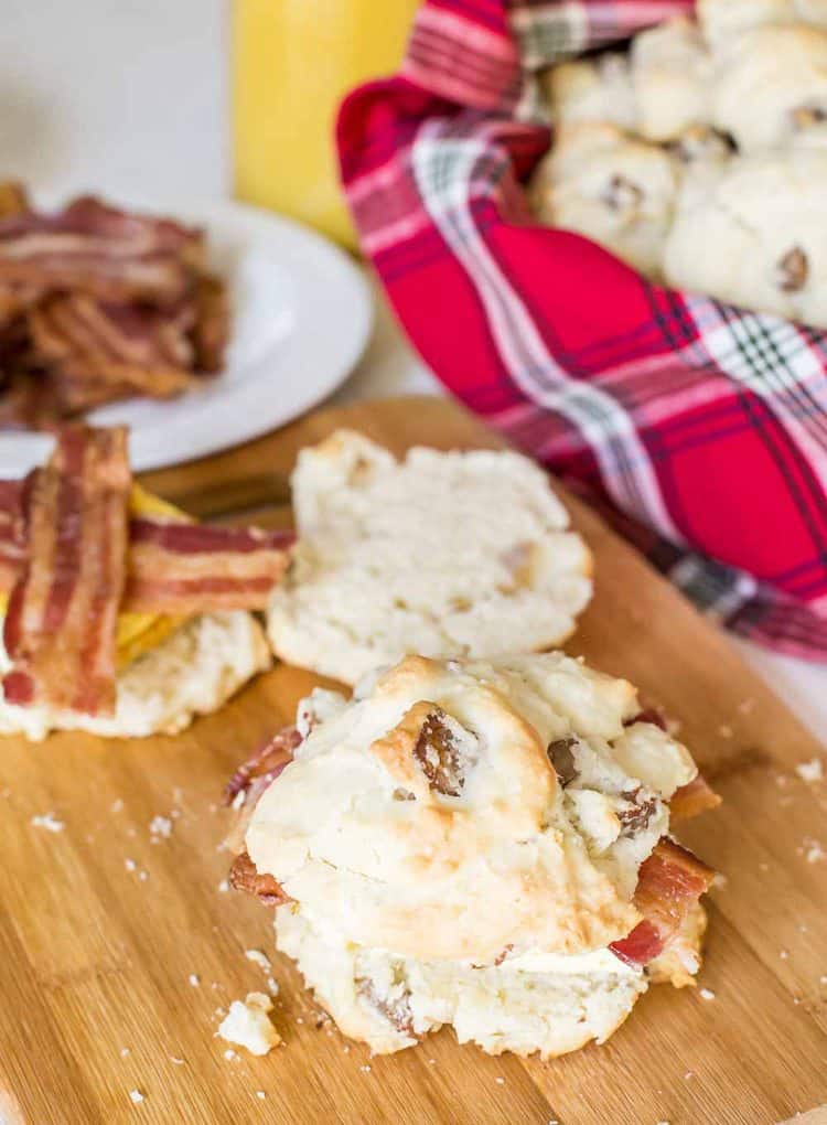 Sausage Biscuit Breakfast Sandwiches
