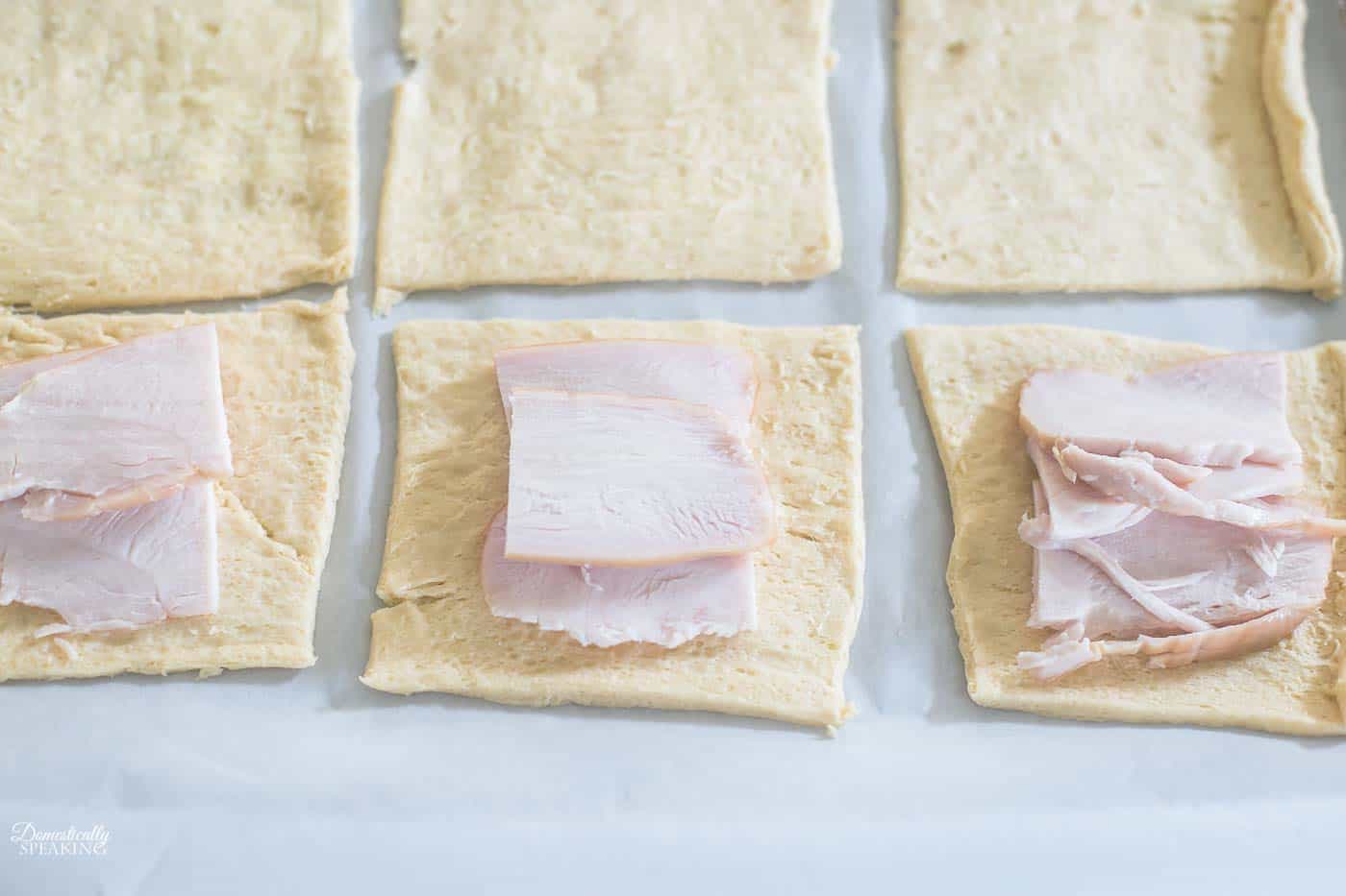 hand pie base and turkey