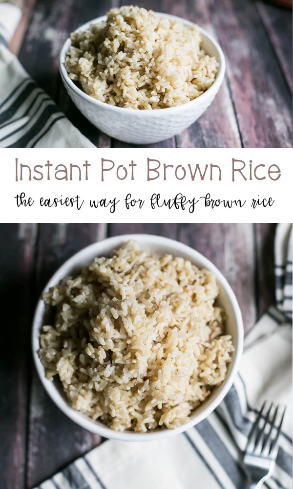 Instant Pot Brown Rice Recipe - Domestically Speaking