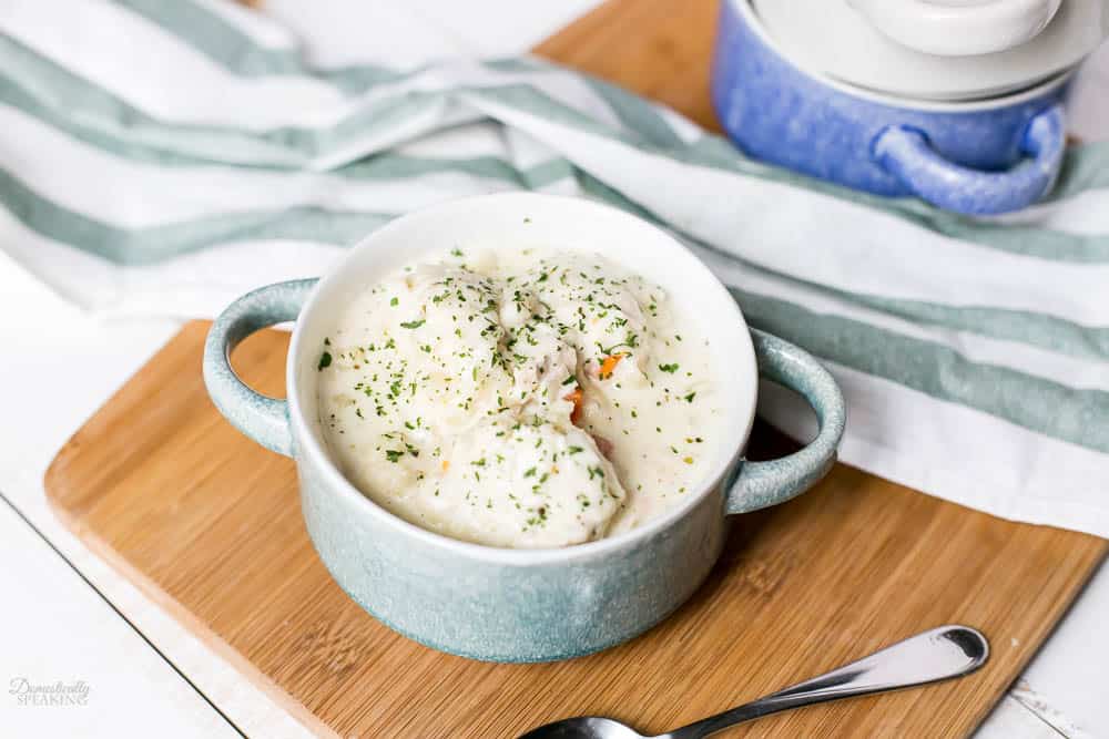 Fluffy Dumplings and Chicken Soup