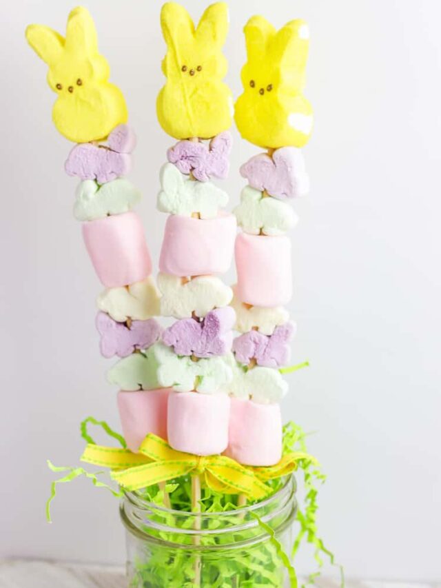 Easter Peeps Kabobs Domestically Speaking