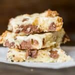 Smore Cookie Bars using a cake mix