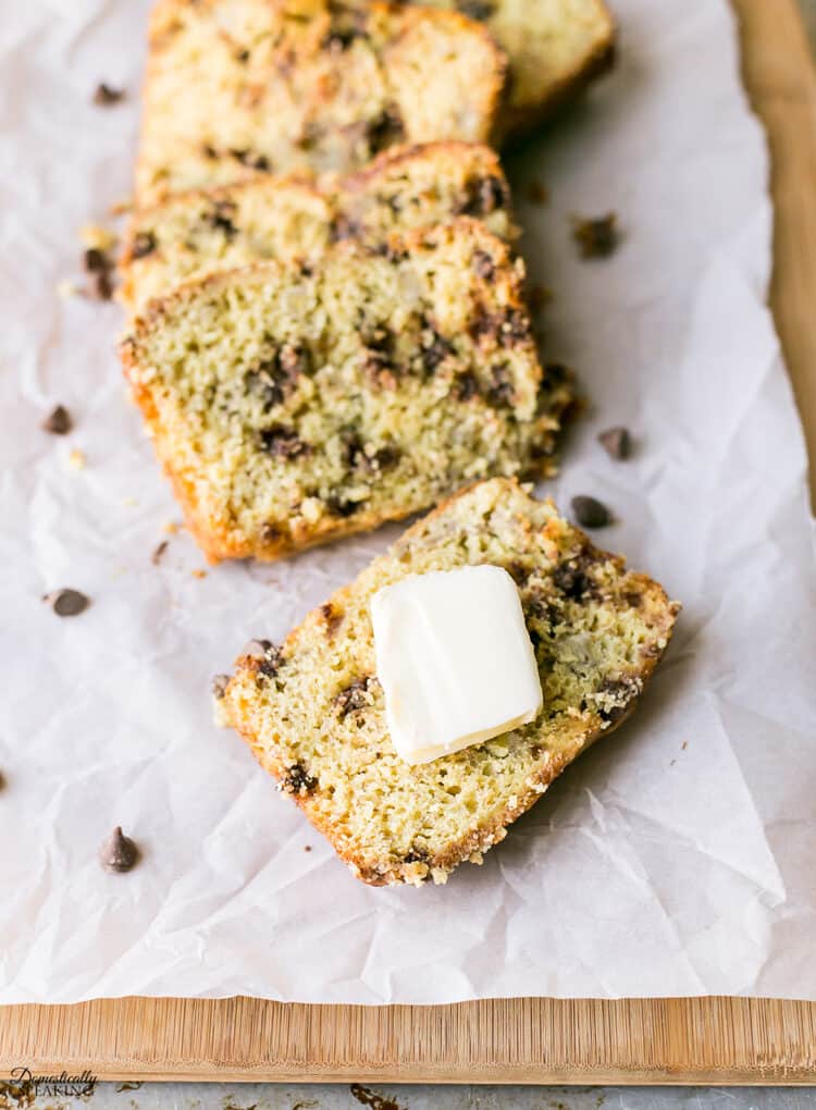Cake Mix Chocolate Chip Banana Bread