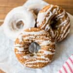 Cake Mix Gingerbread Donuts