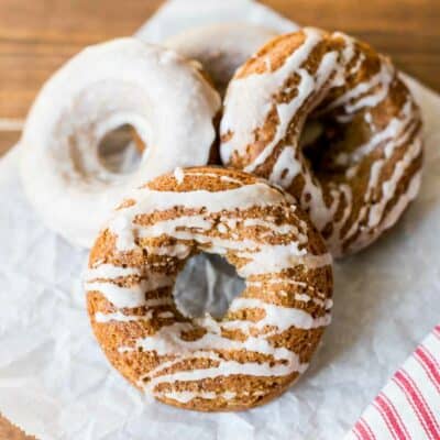 Cake Mix Gingerbread Donuts
