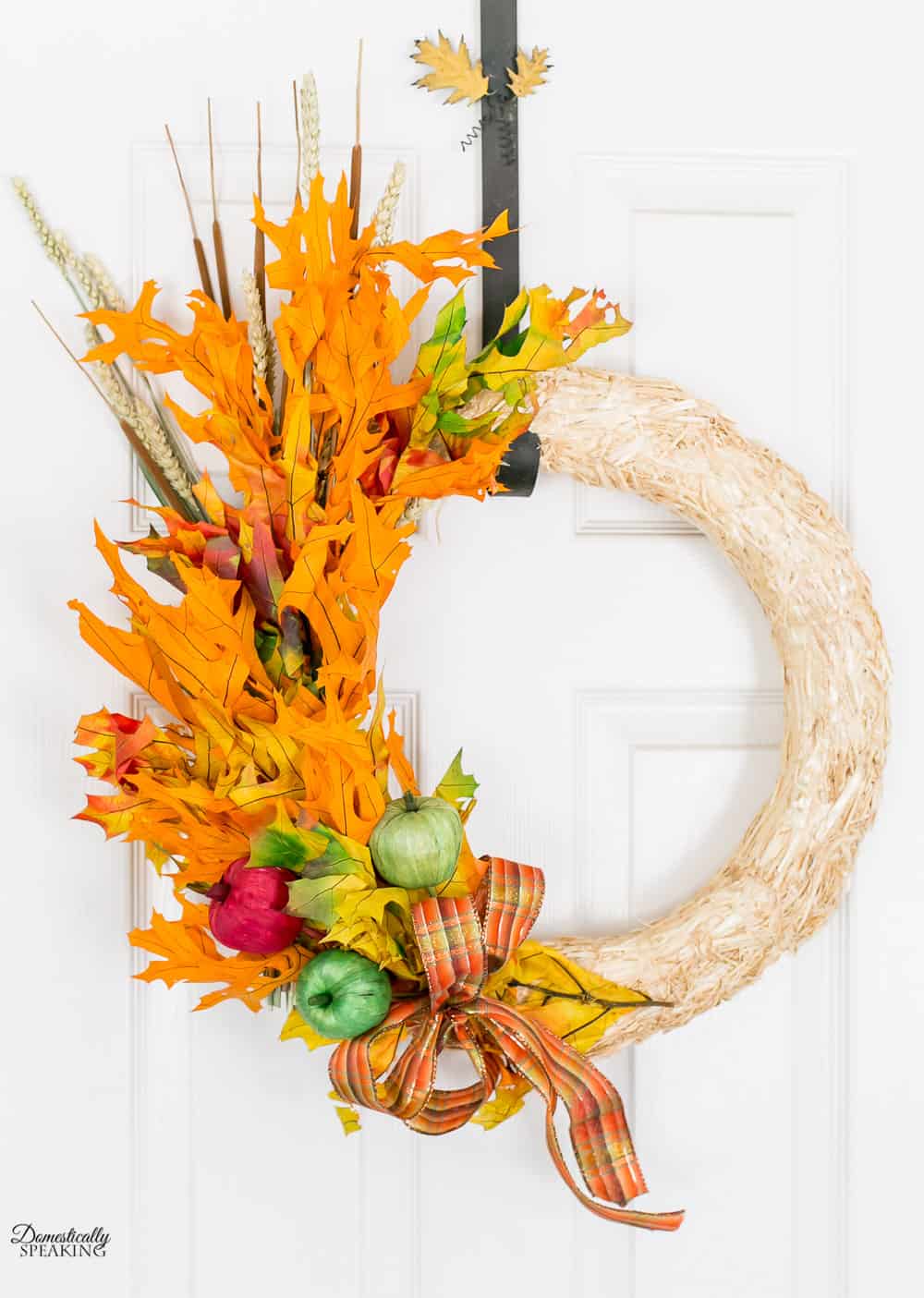 Fall Apple Leaf Wreath - Domestically Speaking