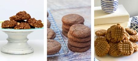 3 images of Christmas cookies