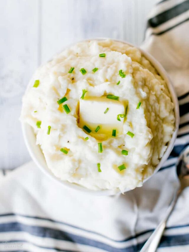 Pressure Cooker Mashed Potatoes Domestically Speaking