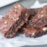 Andes Mint Bar Cookies using a cake mix are super easy to make and so delicious with that chocolate and mint combo!