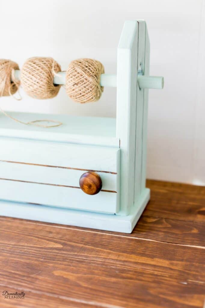 Milk Painted Craft Storage