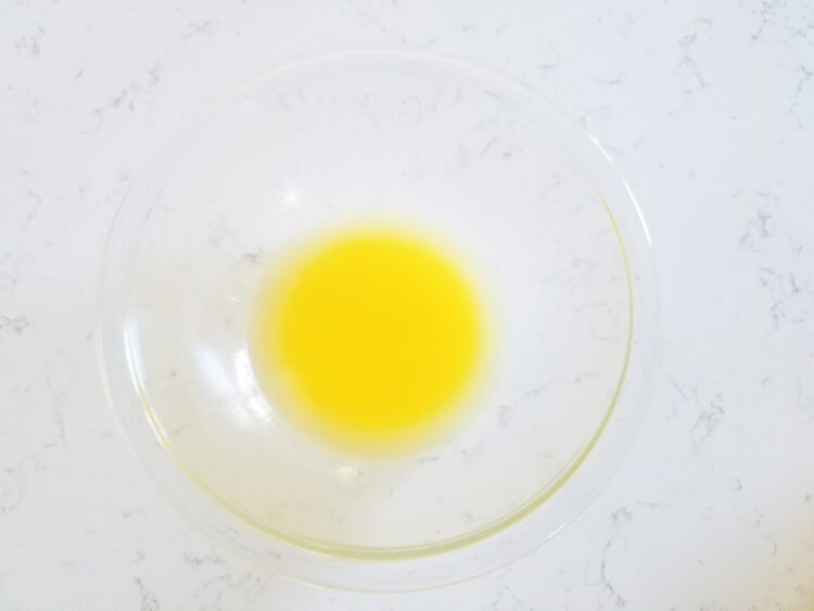 melted butter