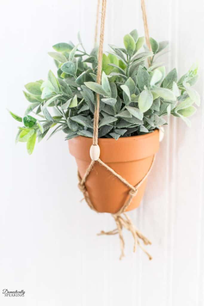 small macrame plant hanger