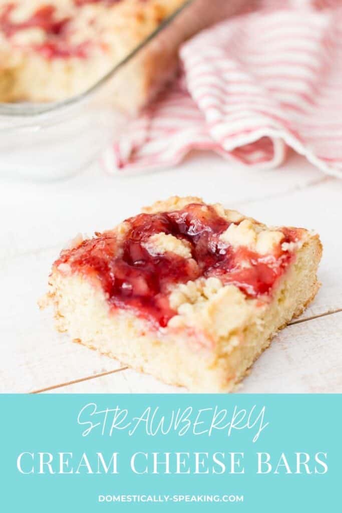 Strawberry Cream Cheese Bar Cookies