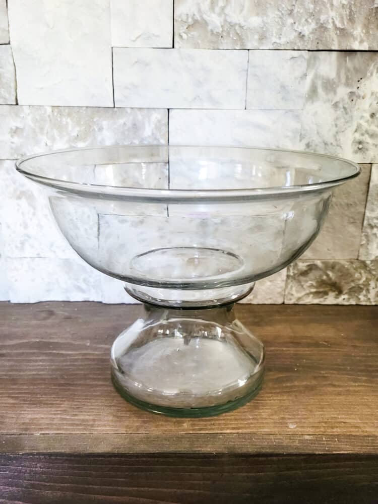 glass bowl thrifted