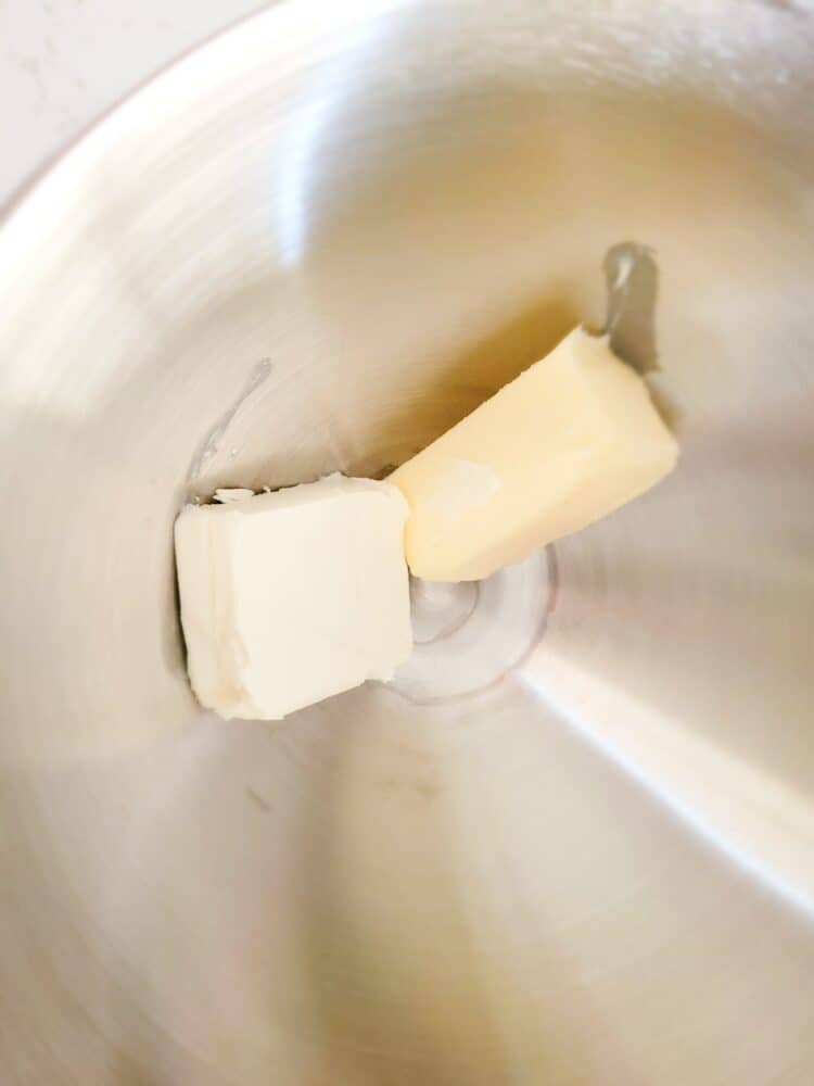 Butter and cream cheese