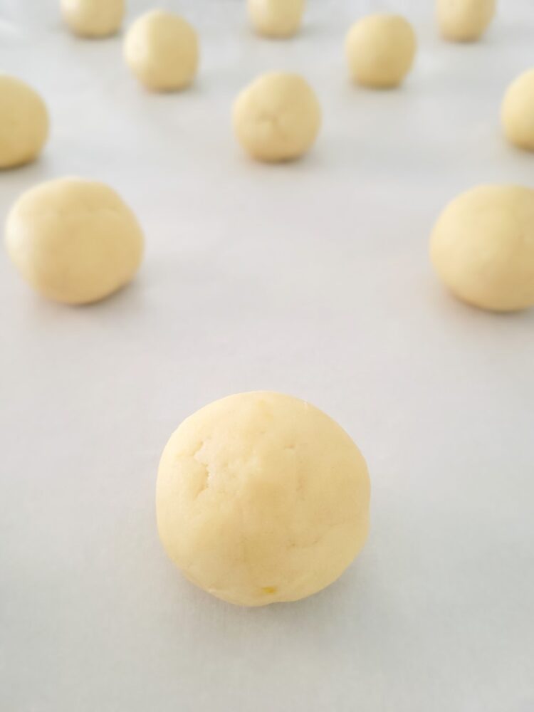 cream cheese cookie balls