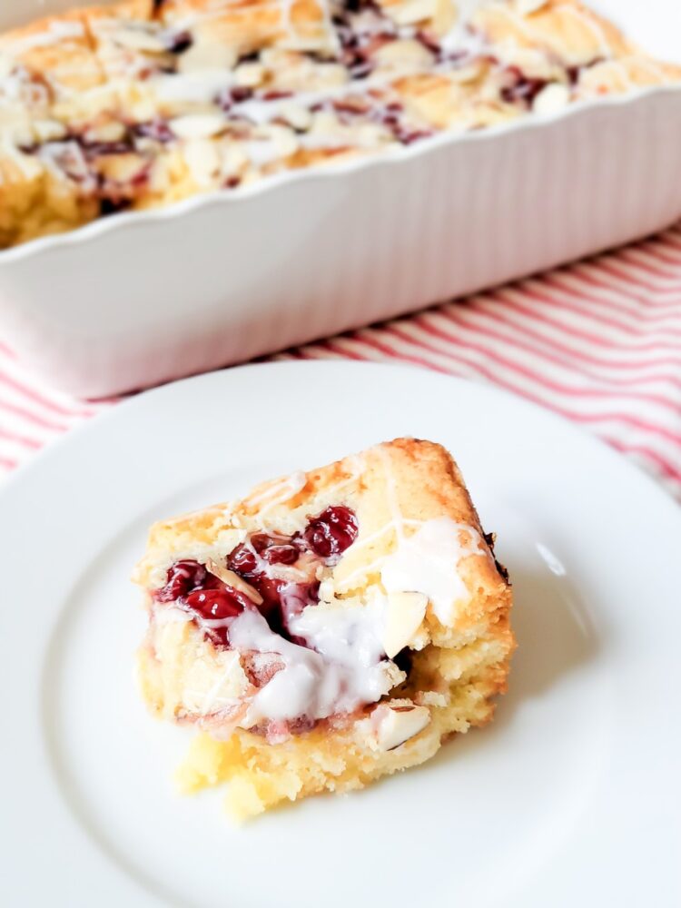 Almond Cherry Bar Cookies