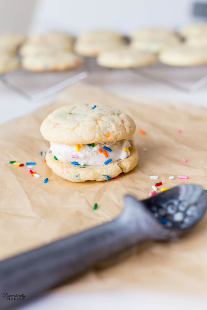 Funfetti Ice Cream Sandwiches