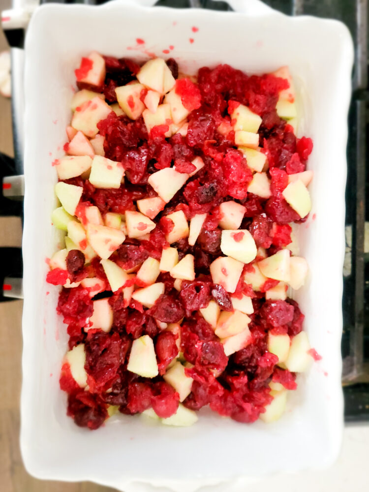 Apples and Cherries mixed together Apples and Cherries mixed together