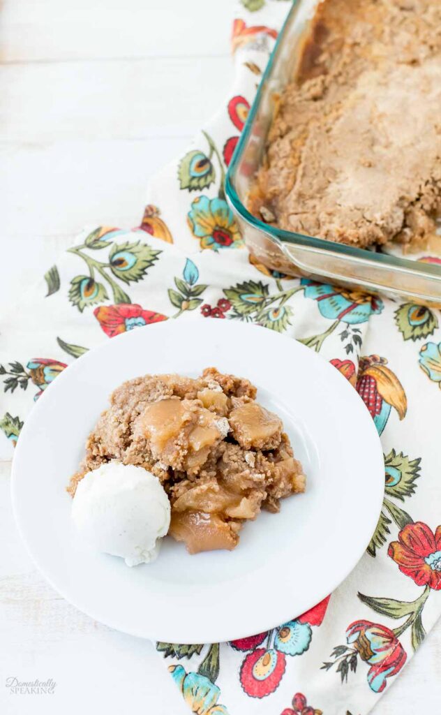 Apple Spice Dump Cake
