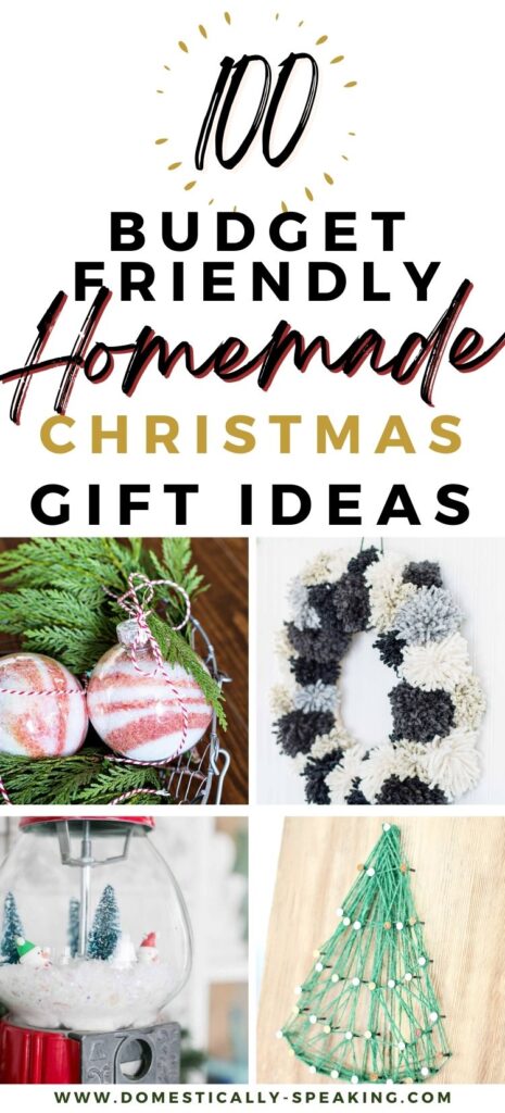 Budget Friendly Homemade Christmas Gift Ideas