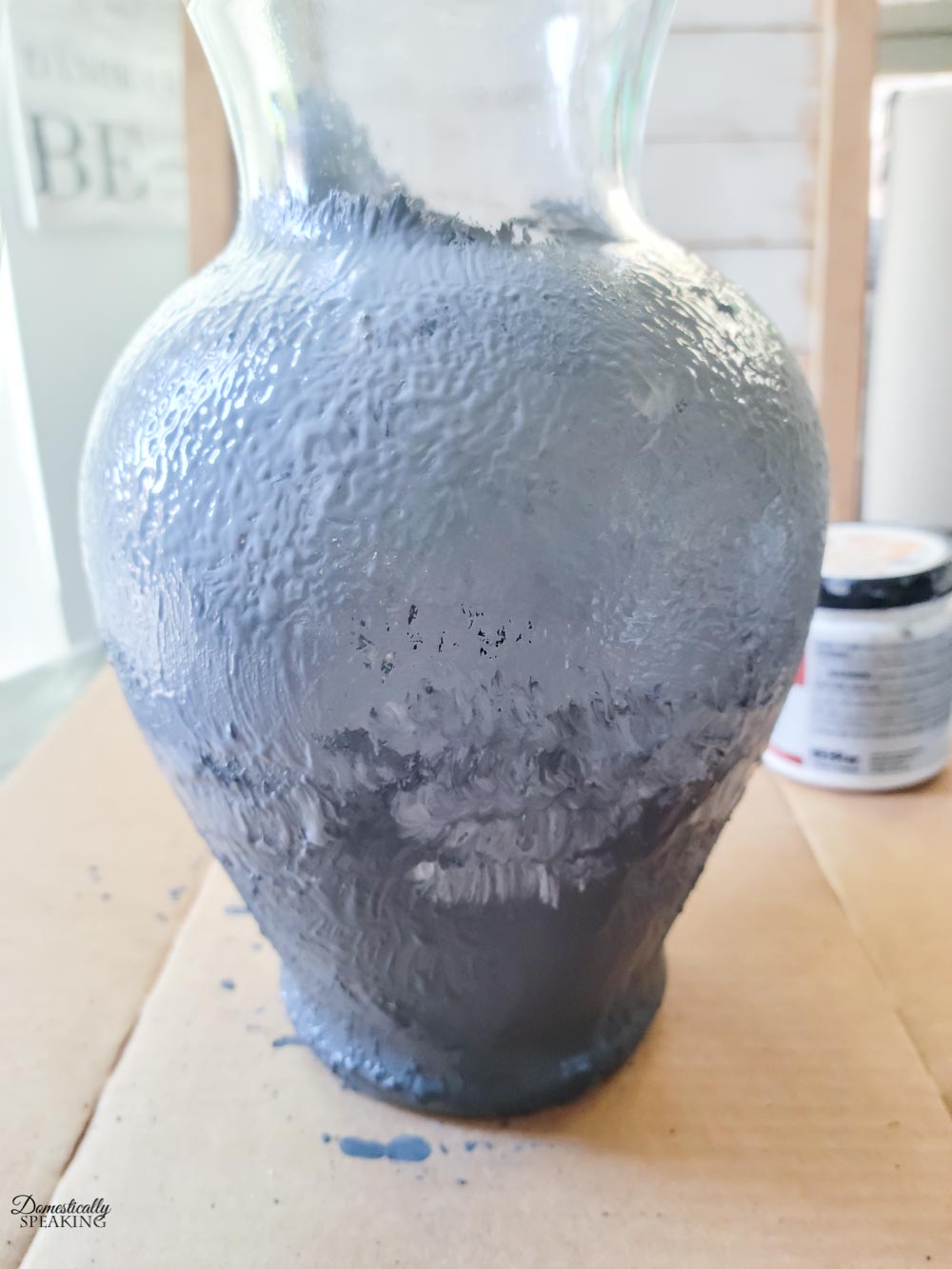 DIY Artisan Vase Domestically Speaking