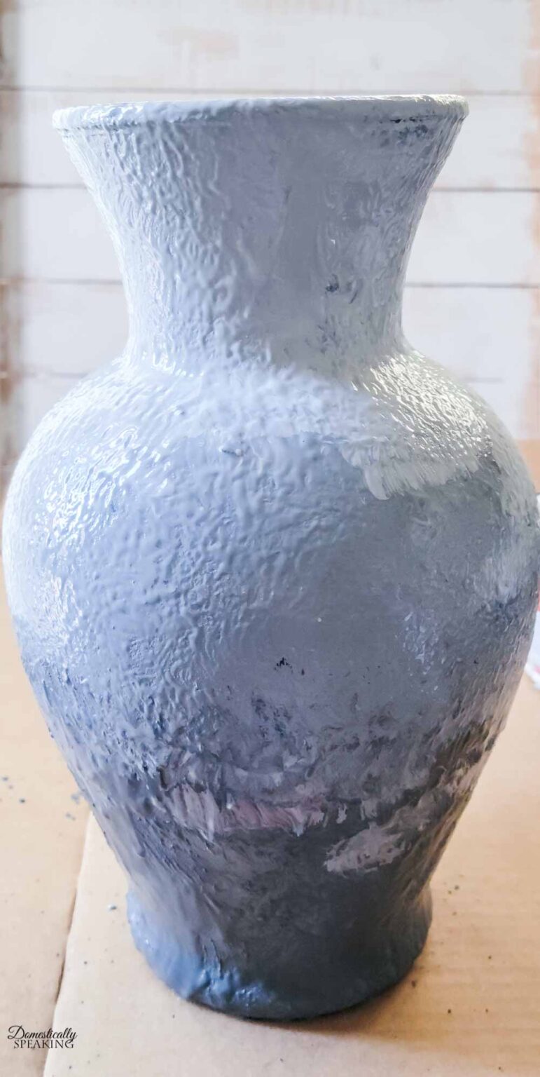 DIY Artisan Vase Domestically Speaking