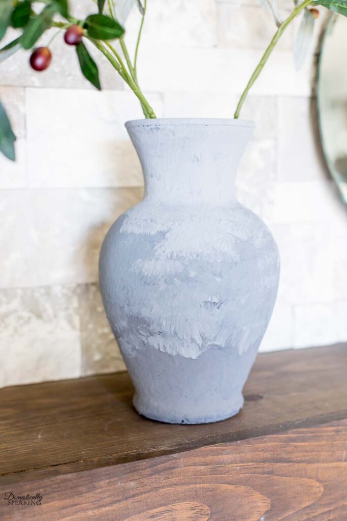 DIY: Stone Texture Spring Vases