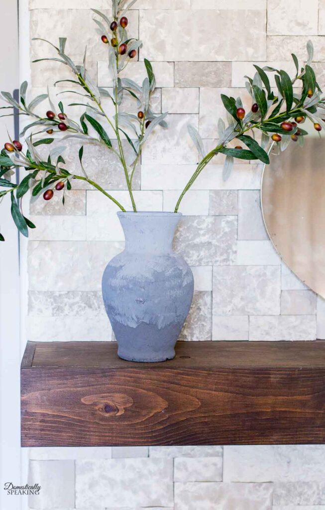 Baking Soda and Paint finish vase