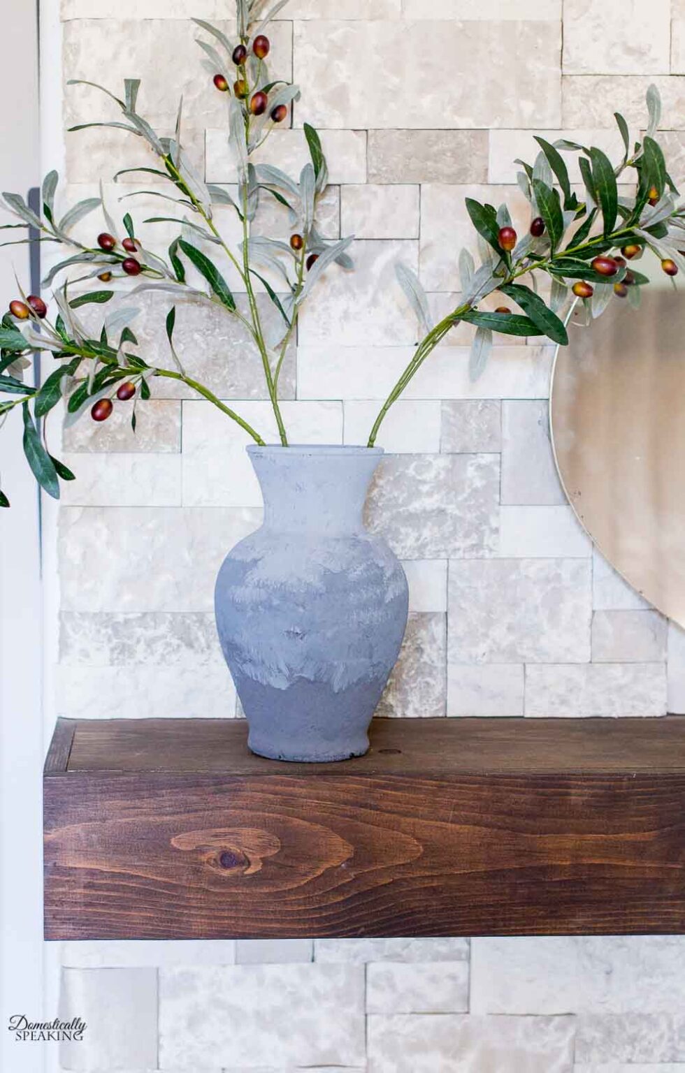 DIY Artisan Vase Domestically Speaking