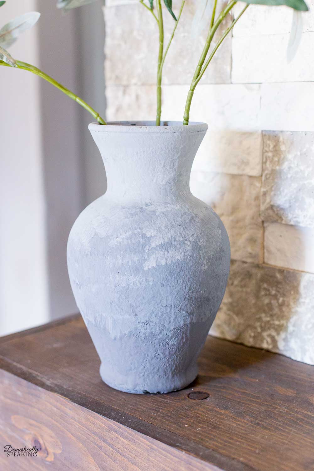 DIY Artisan Vase Domestically Speaking