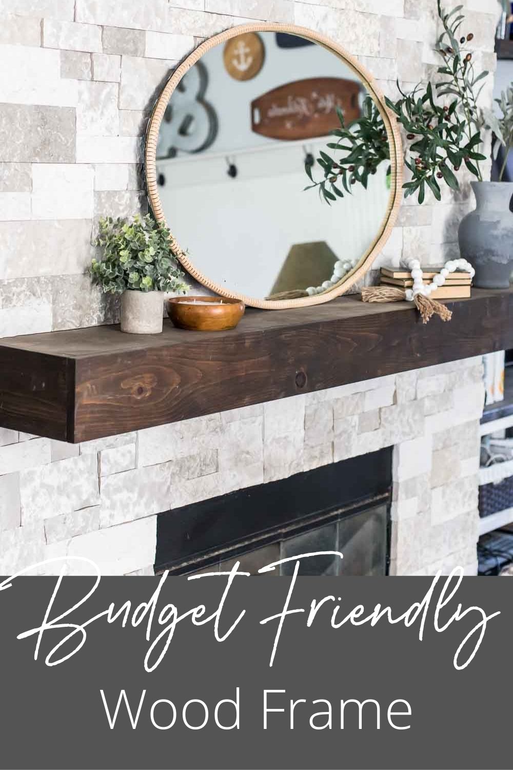 DIY Oval Mirror Frame Domestically Speaking