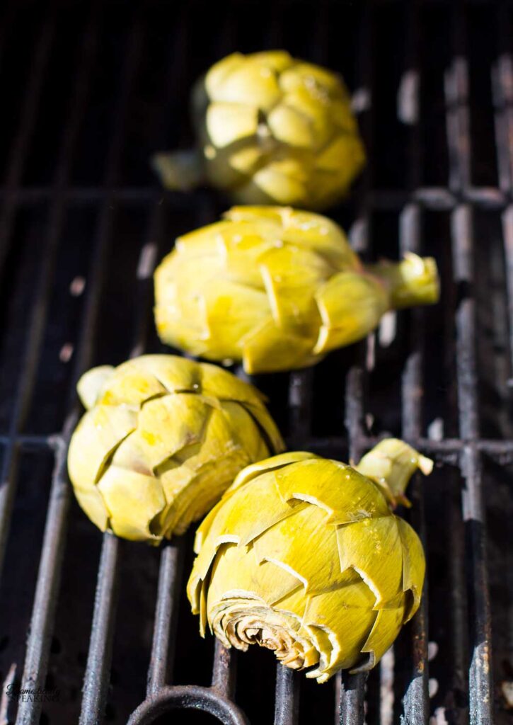 Grilling Artichokes