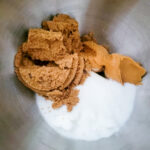 butter, peanut butter, and sugars