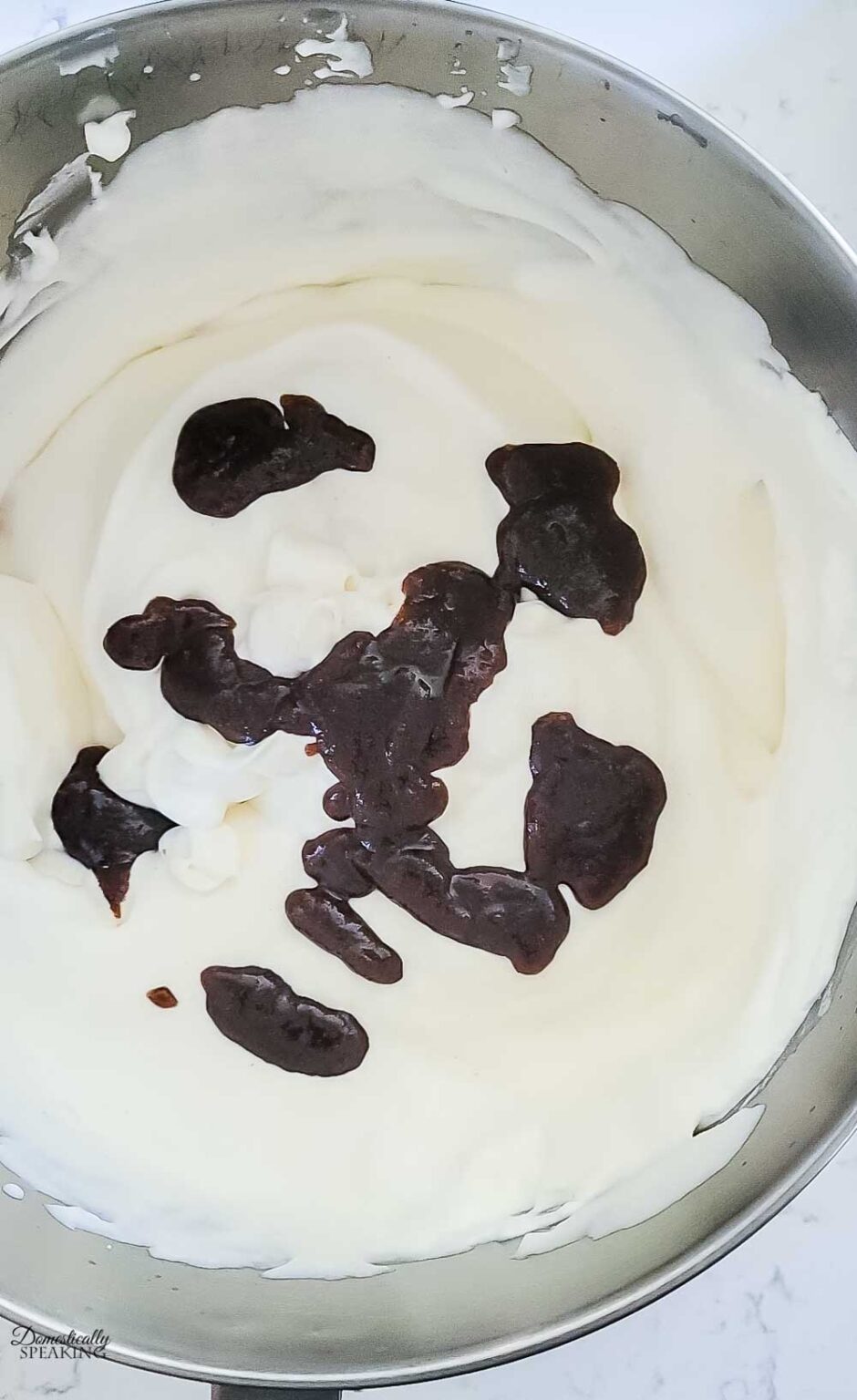 Apple Cinnamon Swirl Ice Cream Domestically Speaking