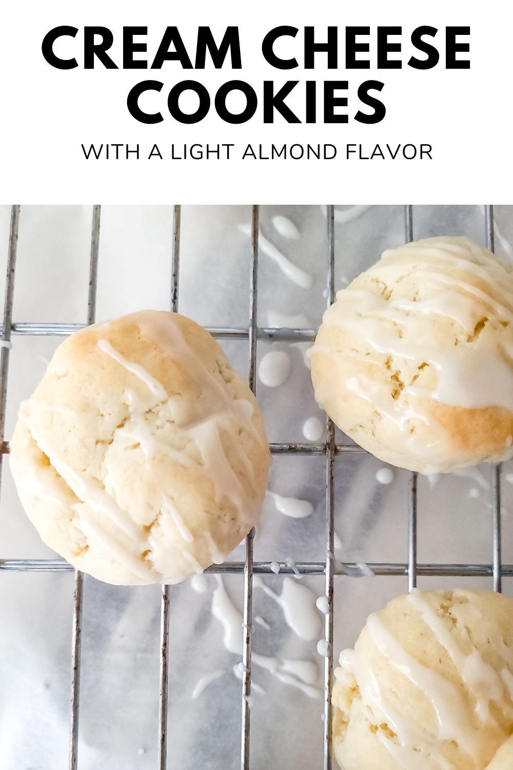 Almond Cream Cheese Cookies Domestically Speaking