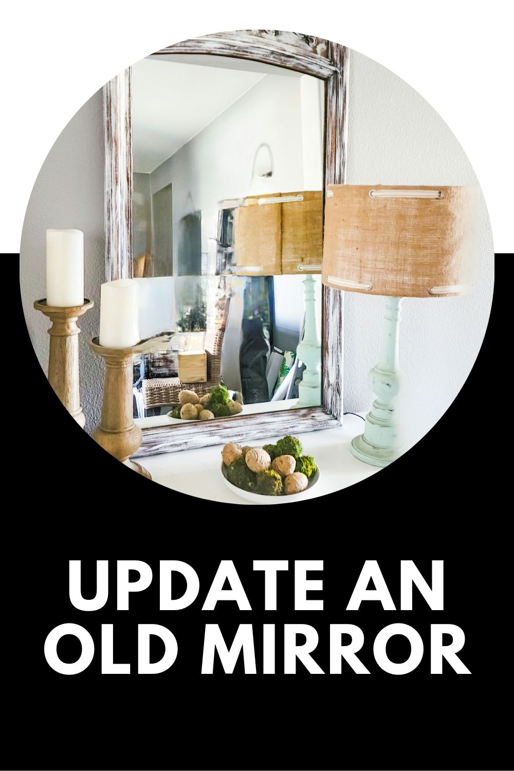 How to Update an Old Mirror Domestically Speaking