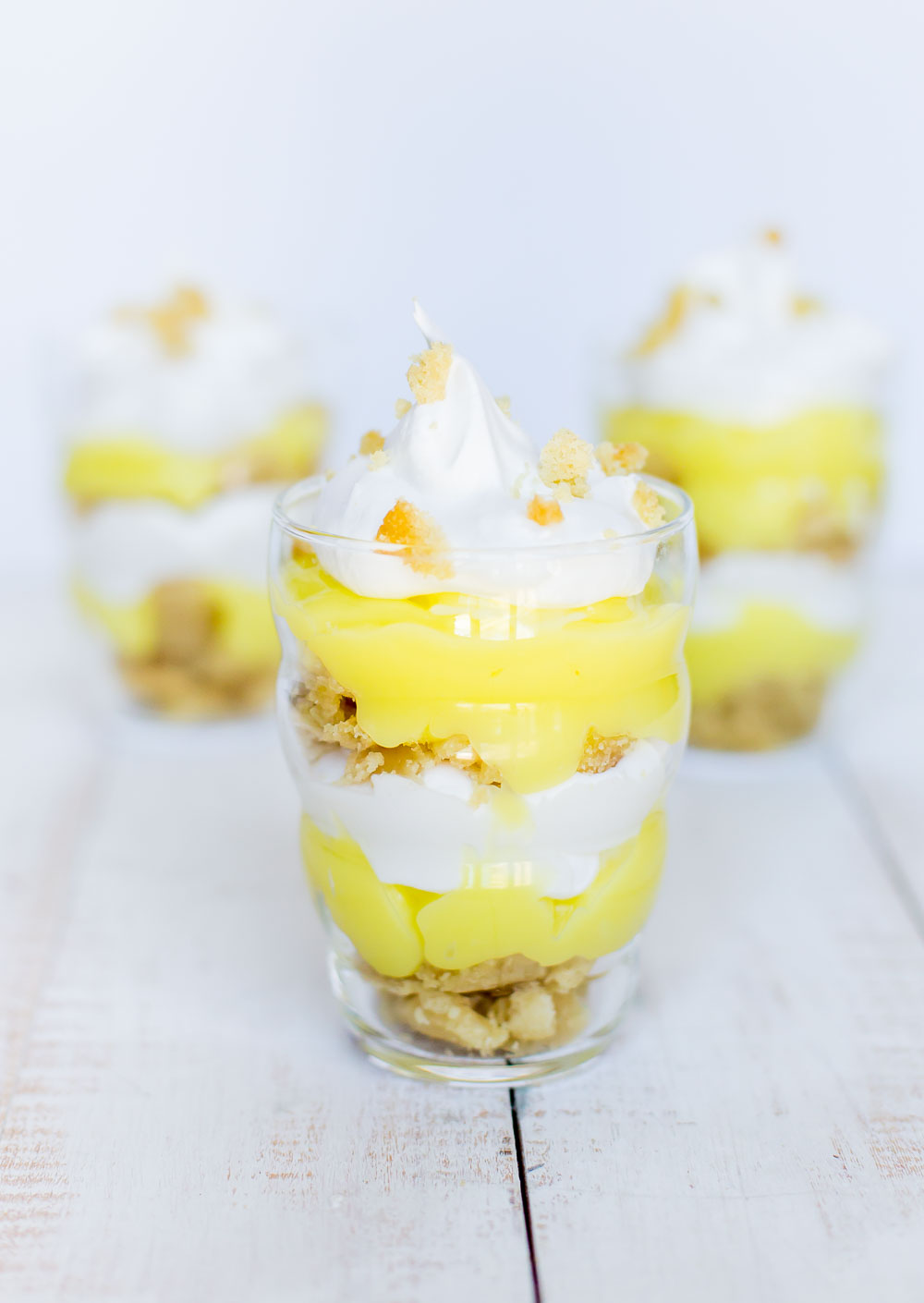 Lemon Sugar Cookie Parfaits