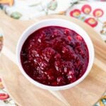 spiced cranberry sauce