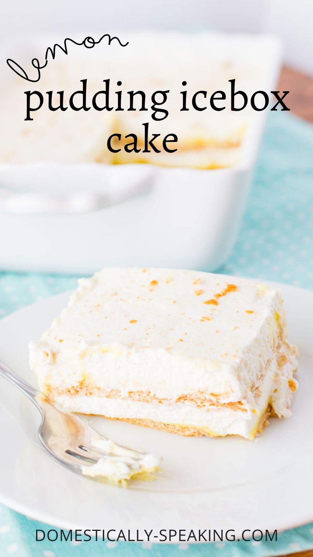 Lemon Icebox Pudding