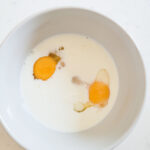 half and half with eggs