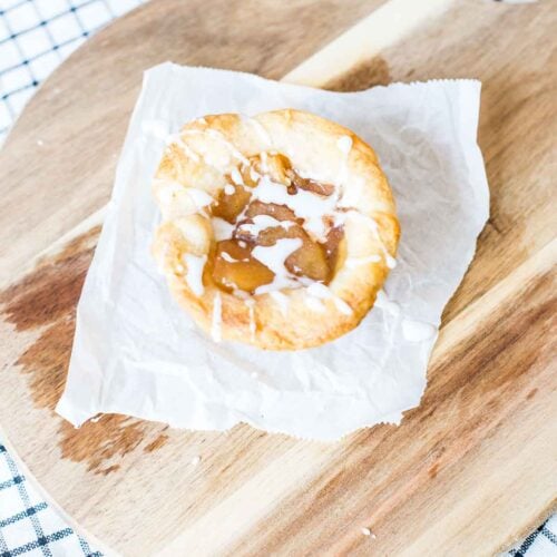 easy apple crescent muffins