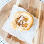apple crescent muffins easy to make with crescent rolls and apple pie filling