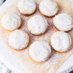 lime impossible pies dusted with powdered sugar