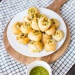 pesto chicken pinwheel appetizers