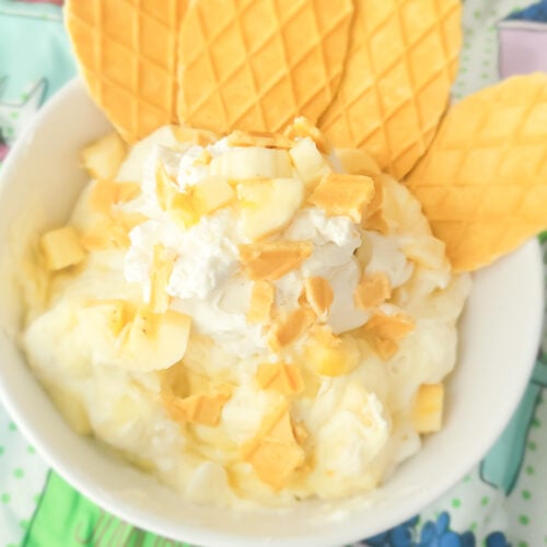 fluffy banana pie dip